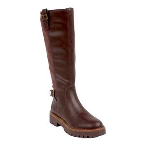 NORDSTROM RACK Mara Tall Wide-Calf Boot in Dark Brown - NWOT